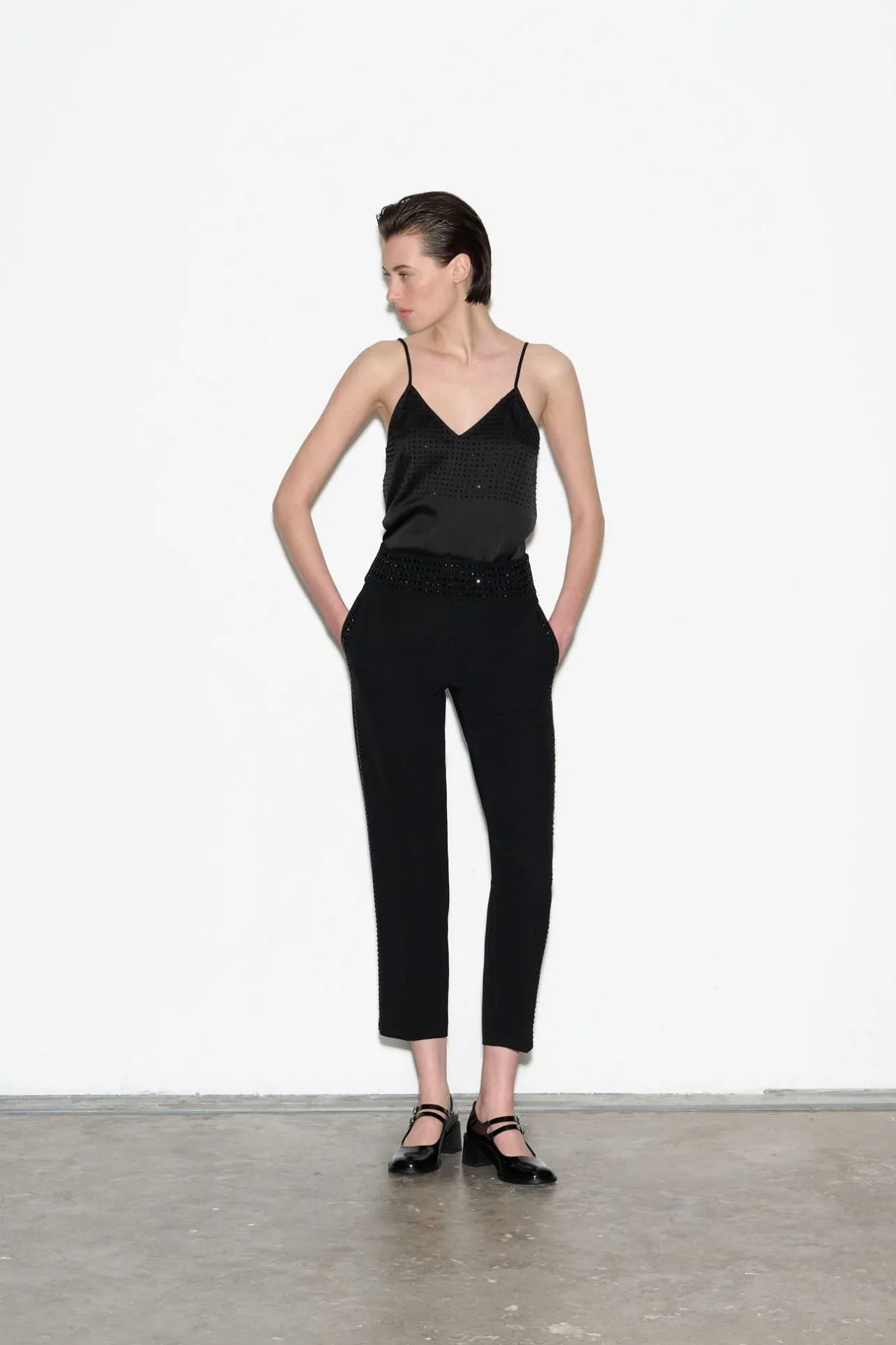 School Rag Pantalon cigarette GRAHAM  NOIR