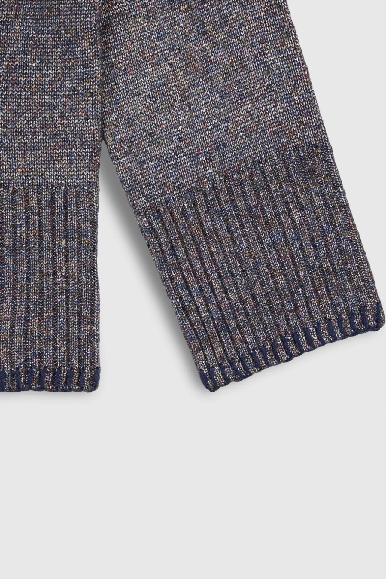 School Rag Pull ample en maille lurex PALISSANDRE LUREX NAVY METALLIC LUREX