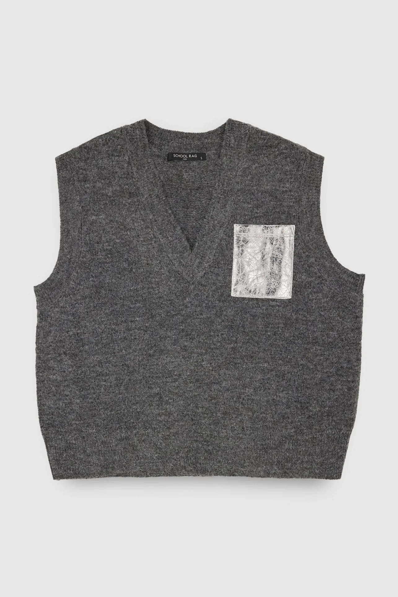 School Rag Pull ample sans manches PEESHOP POCKET GRIS CHINE MOYEN