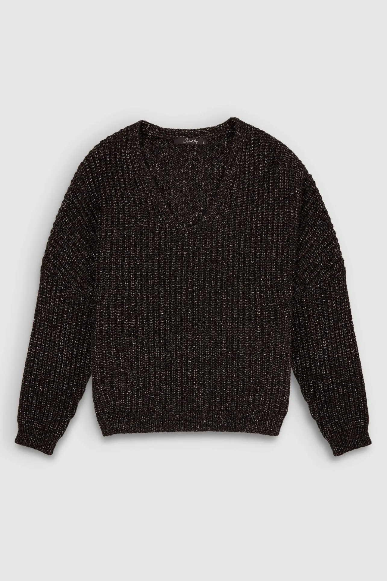 School Rag Pull oversize en maille lurex PACIFIC FULLSHY BLACK FULLSHY