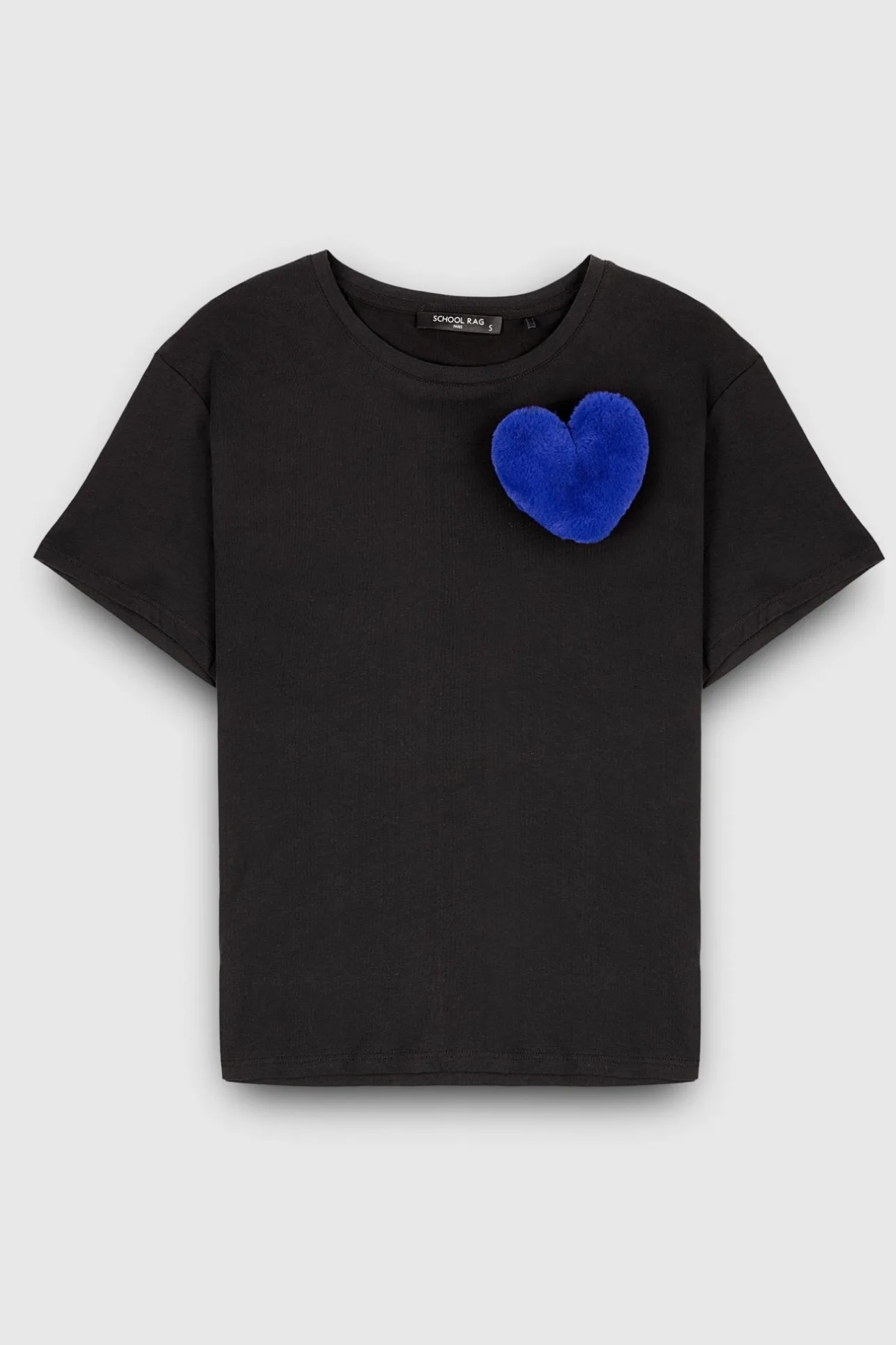 School Rag T-shirt noir SOFTLY NOIR